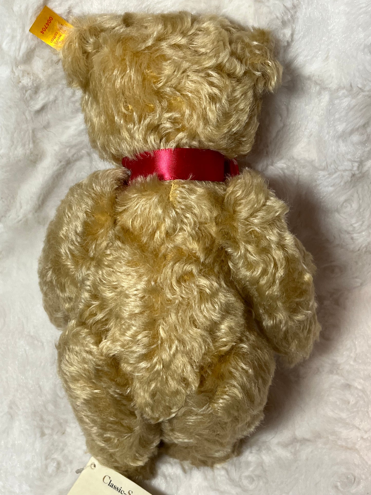 Steiff Classic Blonde Teddy Bear (MINT condition) Yellow Tag