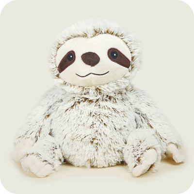 Warmies Marshmallow Sloth heatable lavender-scented plush